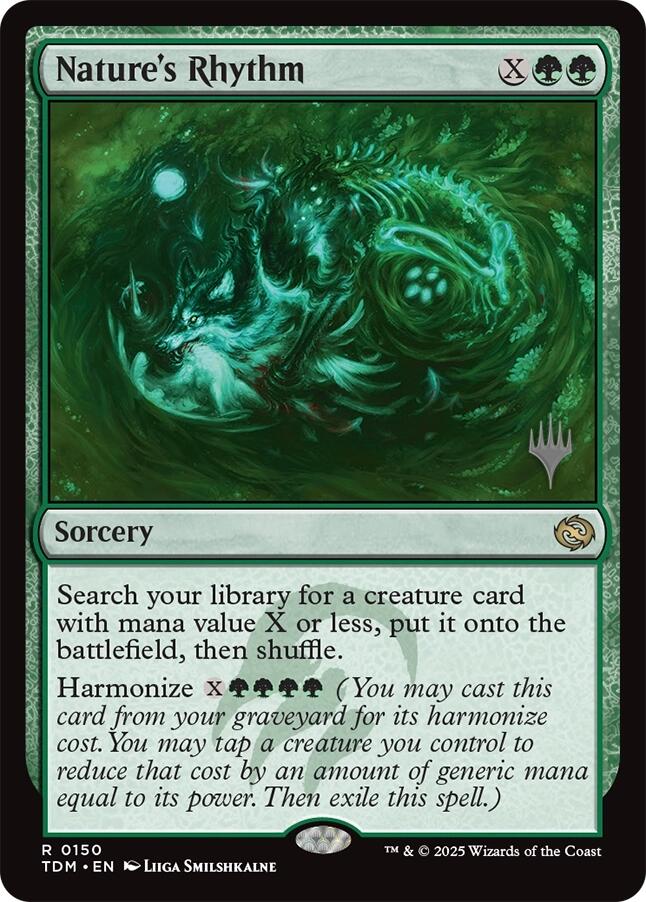 Nature's Rhythm [Tarkir: Dragonstorm Promos] | Rock City Comics