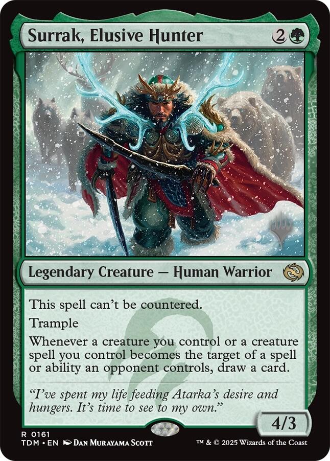 Surrak, Elusive Hunter [Tarkir: Dragonstorm Promos] | Rock City Comics