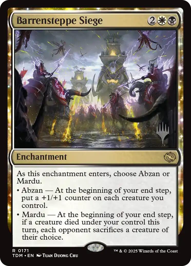 Barrensteppe Siege [Tarkir: Dragonstorm Promos] | Rock City Comics