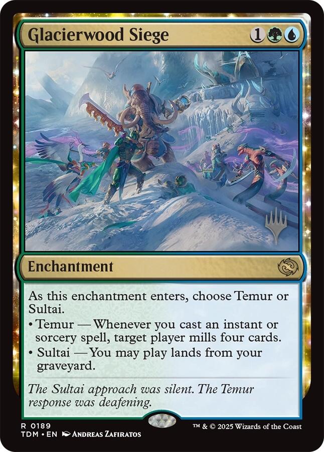 Glacierwood Siege [Tarkir: Dragonstorm Promos] | Rock City Comics