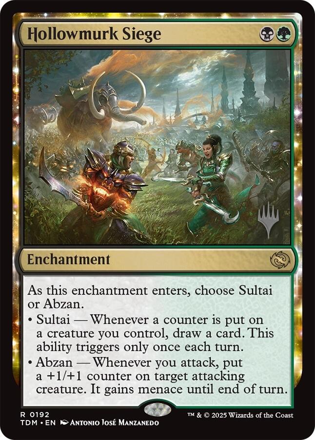 Hollowmurk Siege [Tarkir: Dragonstorm Promos] | Rock City Comics