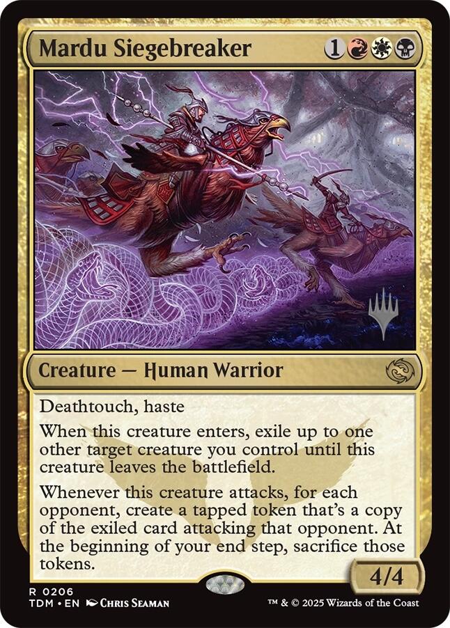 Mardu Siegebreaker [Tarkir: Dragonstorm Promos] | Rock City Comics