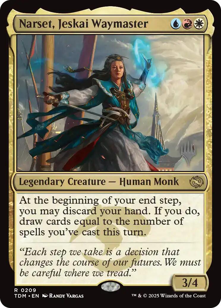 Narset, Jeskai Waymaster [Tarkir: Dragonstorm Promos] | Rock City Comics