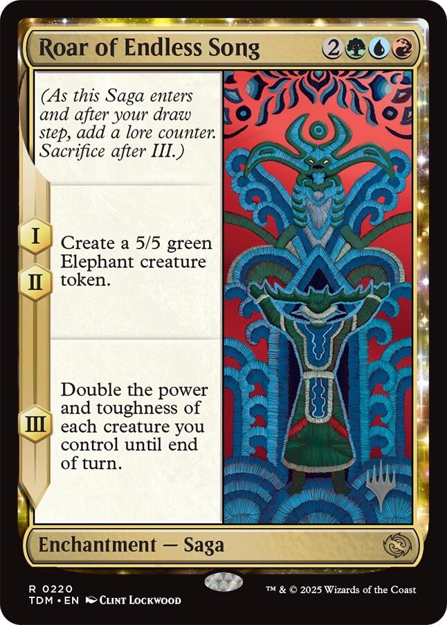 Roar of Endless Song [Tarkir: Dragonstorm Promos] | Rock City Comics