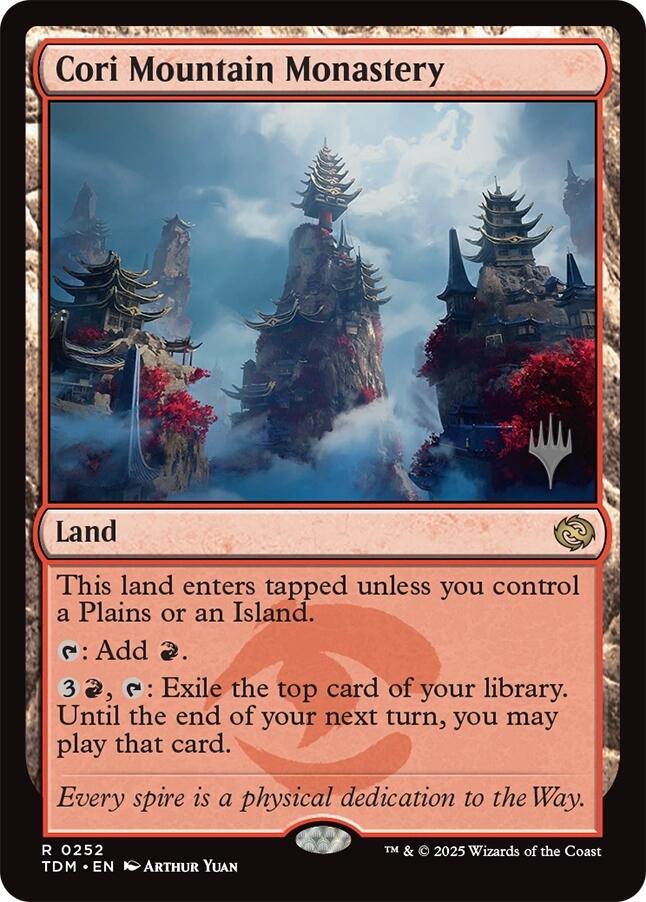 Cori Mountain Monastery [Tarkir: Dragonstorm Promos] | Rock City Comics