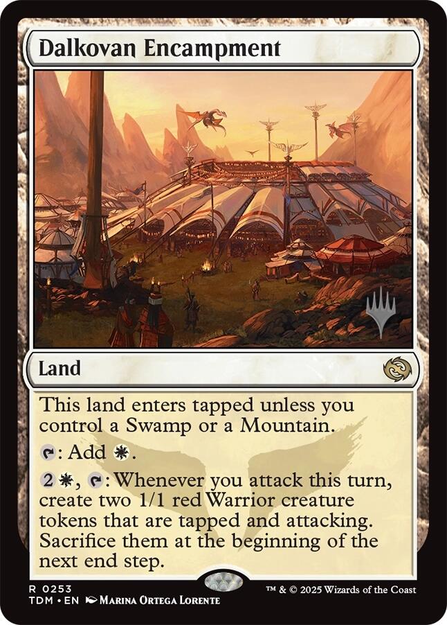 Dalkovan Encampment [Tarkir: Dragonstorm Promos] | Rock City Comics