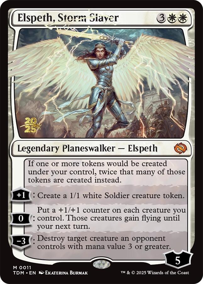 Elspeth, Storm Slayer [Tarkir: Dragonstorm Prerelease Promos] | Rock City Comics