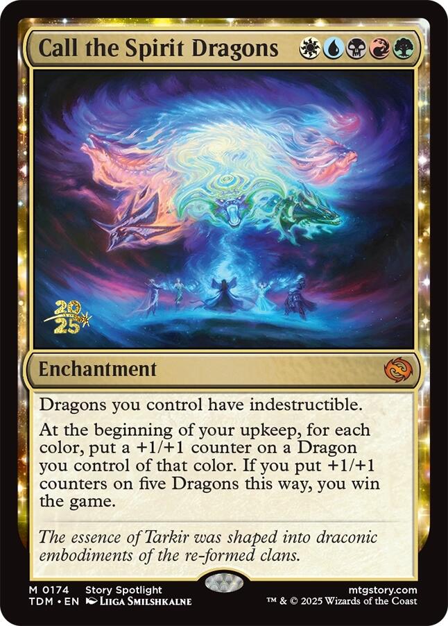 Call the Spirit Dragons [Tarkir: Dragonstorm Prerelease Promos] | Rock City Comics