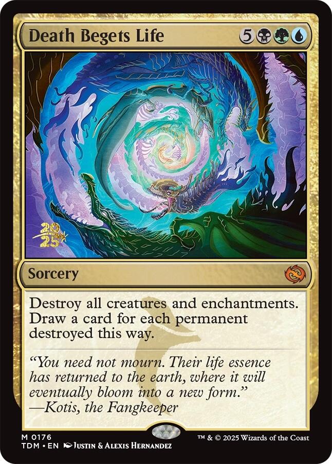 Death Begets Life [Tarkir: Dragonstorm Prerelease Promos] | Rock City Comics