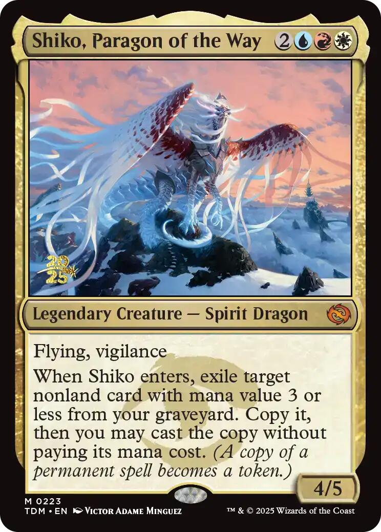 Shiko, Paragon of the Way [Tarkir: Dragonstorm Prerelease Promos] | Rock City Comics