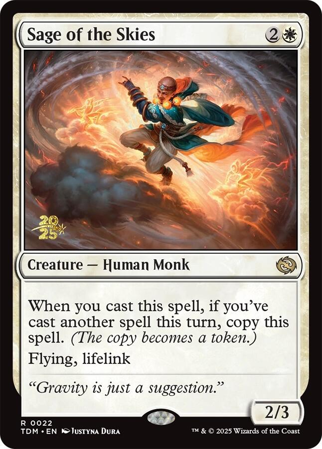 Sage of the Skies [Tarkir: Dragonstorm Prerelease Promos] | Rock City Comics