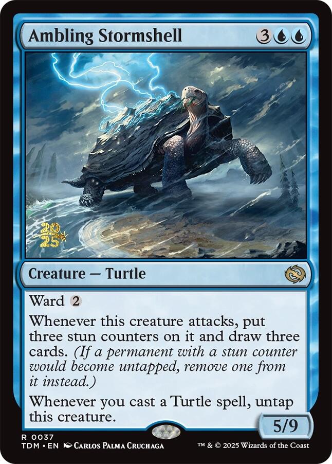 Ambling Stormshell [Tarkir: Dragonstorm Prerelease Promos] | Rock City Comics