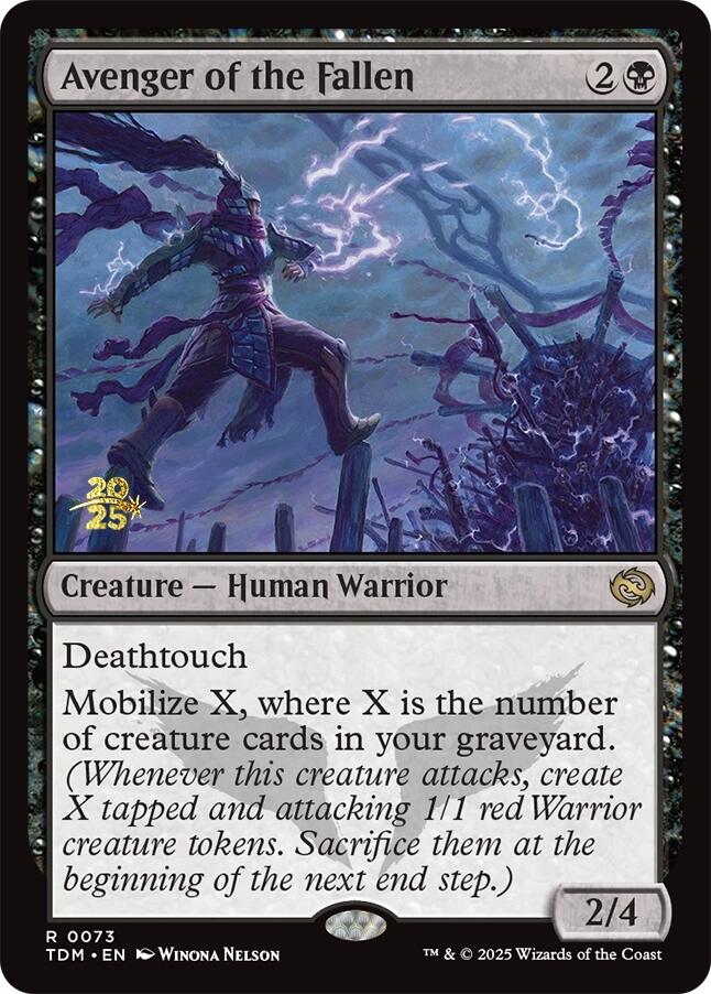 Avenger of the Fallen [Tarkir: Dragonstorm Prerelease Promos] | Rock City Comics