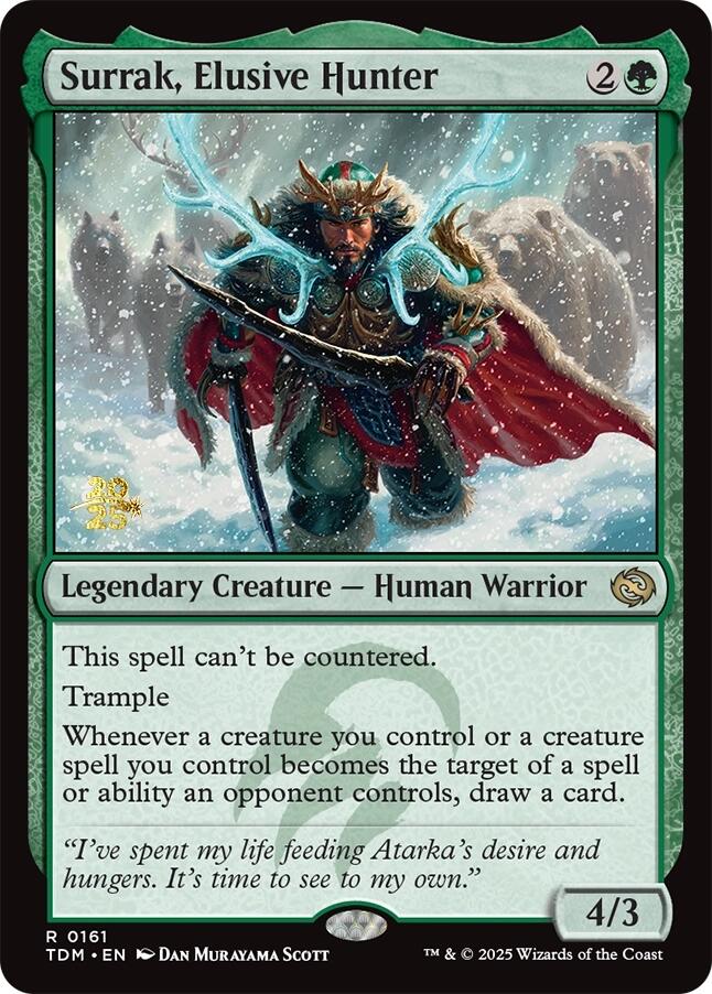 Surrak, Elusive Hunter [Tarkir: Dragonstorm Prerelease Promos] | Rock City Comics