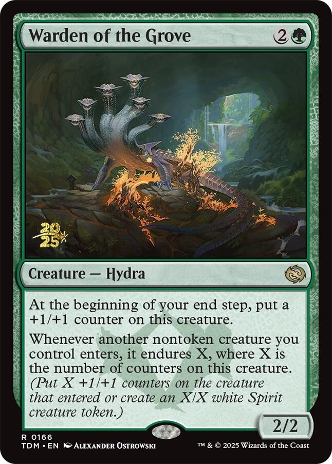 Warden of the Grove [Tarkir: Dragonstorm Prerelease Promos] | Rock City Comics