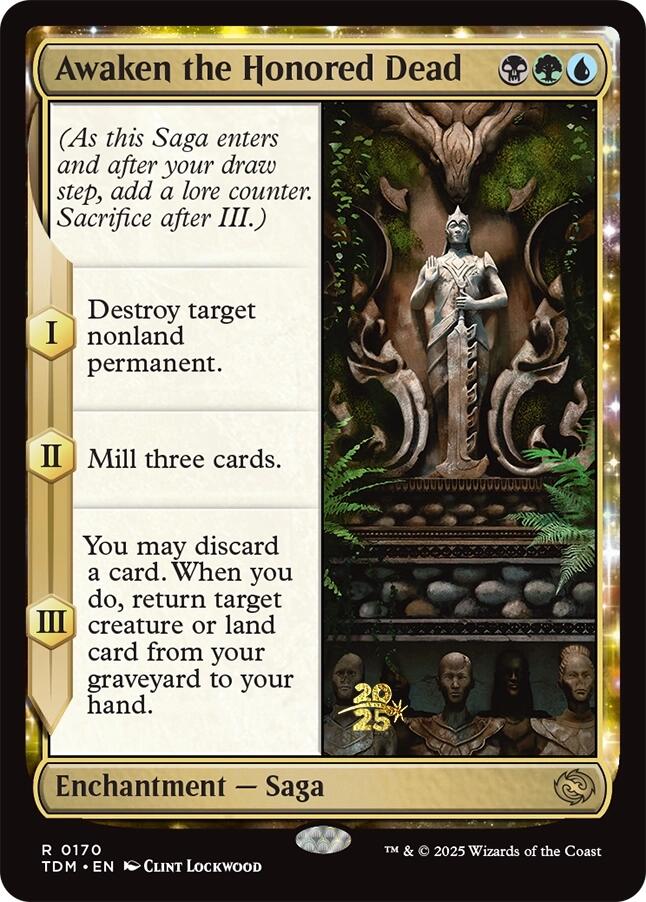 Awaken the Honored Dead [Tarkir: Dragonstorm Prerelease Promos] | Rock City Comics