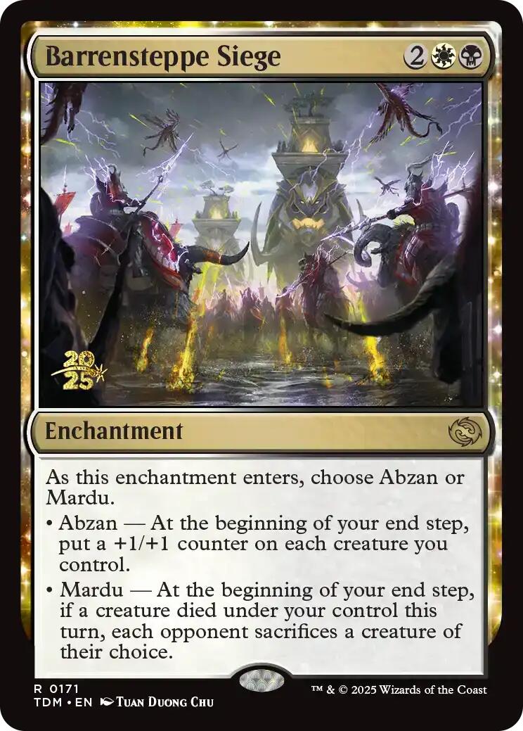 Barrensteppe Siege [Tarkir: Dragonstorm Prerelease Promos] | Rock City Comics