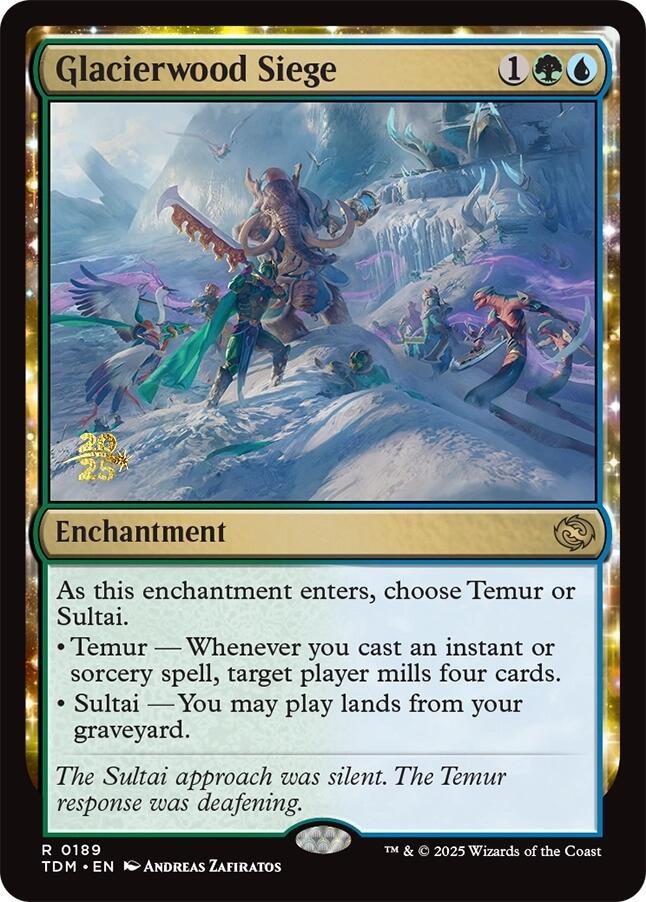 Glacierwood Siege [Tarkir: Dragonstorm Prerelease Promos] | Rock City Comics