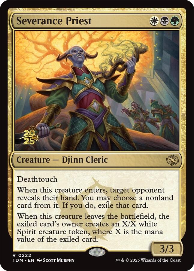 Severance Priest [Tarkir: Dragonstorm Prerelease Promos] | Rock City Comics