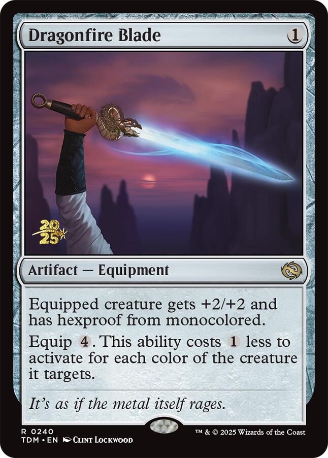 Dragonfire Blade [Tarkir: Dragonstorm Prerelease Promos] | Rock City Comics