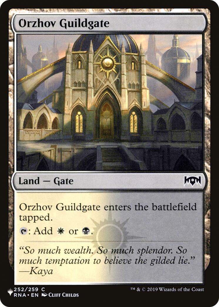 Orzhov Guildgate [The List] | Rock City Comics
