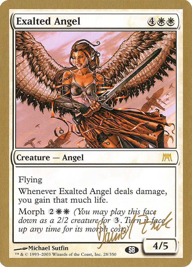 Exalted Angel (Daniel Zink) (SB) [World Championship Decks 2003] | Rock City Comics