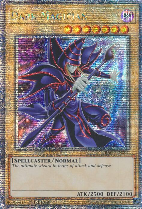 Dark Magician (New Art) [RA04-EN001] Quarter Century Secret Rare | Rock City Comics
