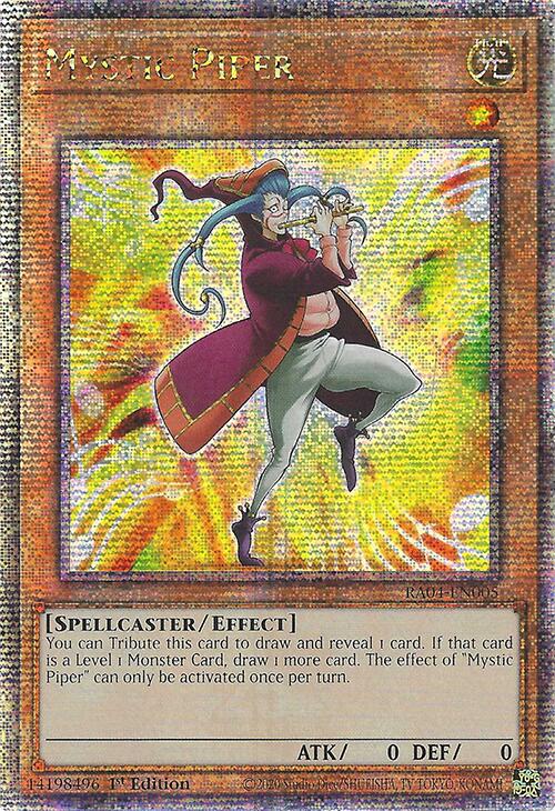 Mystic Piper [RA04-EN005] Quarter Century Secret Rare | Rock City Comics