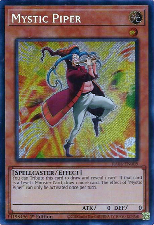 Mystic Piper [RA04-EN005] Secret Rare | Rock City Comics