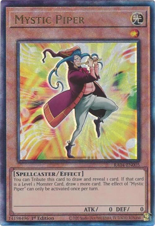 Mystic Piper [RA04-EN005] Prismatic Ultimate Rare | Rock City Comics