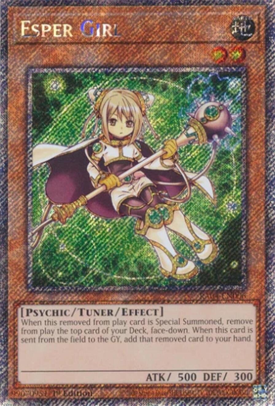 Esper Girl [RA04-EN006] Platinum Secret Rare | Rock City Comics