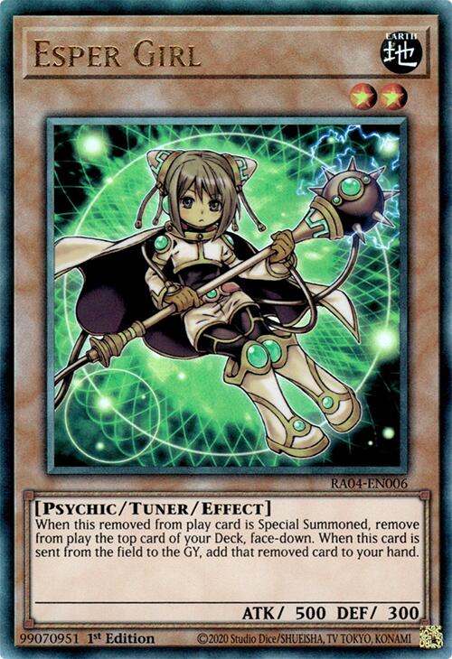 Esper Girl [RA04-EN006] Prismatic Ultimate Rare | Rock City Comics