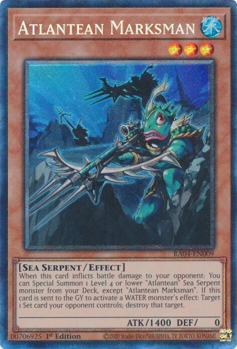 Atlantean Marksman [RA04-EN009] Prismatic Collector's Rare | Rock City Comics