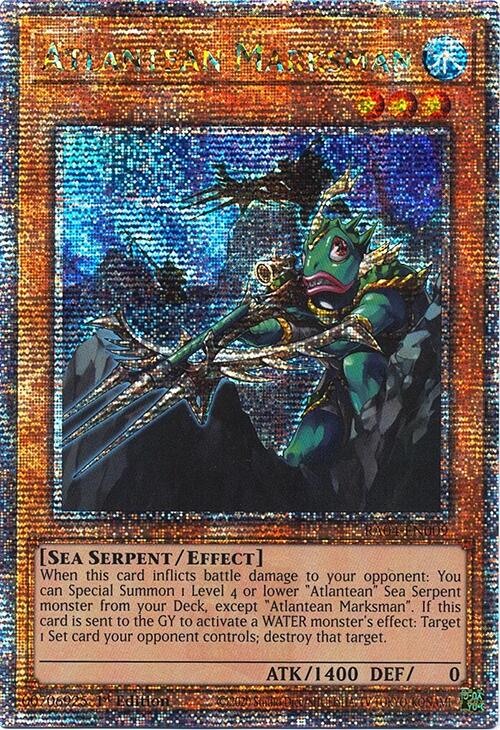 Atlantean Marksman [RA04-EN009] Quarter Century Secret Rare | Rock City Comics
