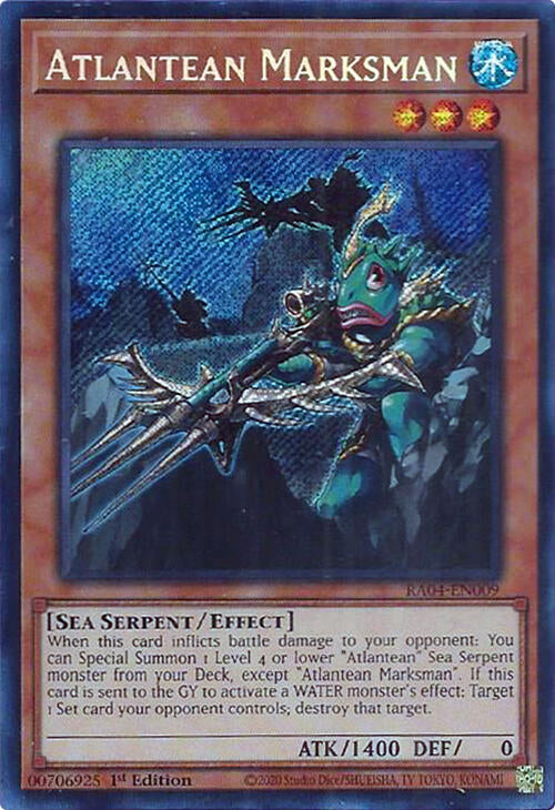Atlantean Marksman [RA04-EN009] Secret Rare | Rock City Comics