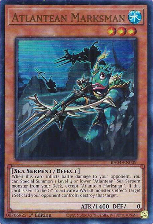 Atlantean Marksman [RA04-EN009] Ultra Rare | Rock City Comics