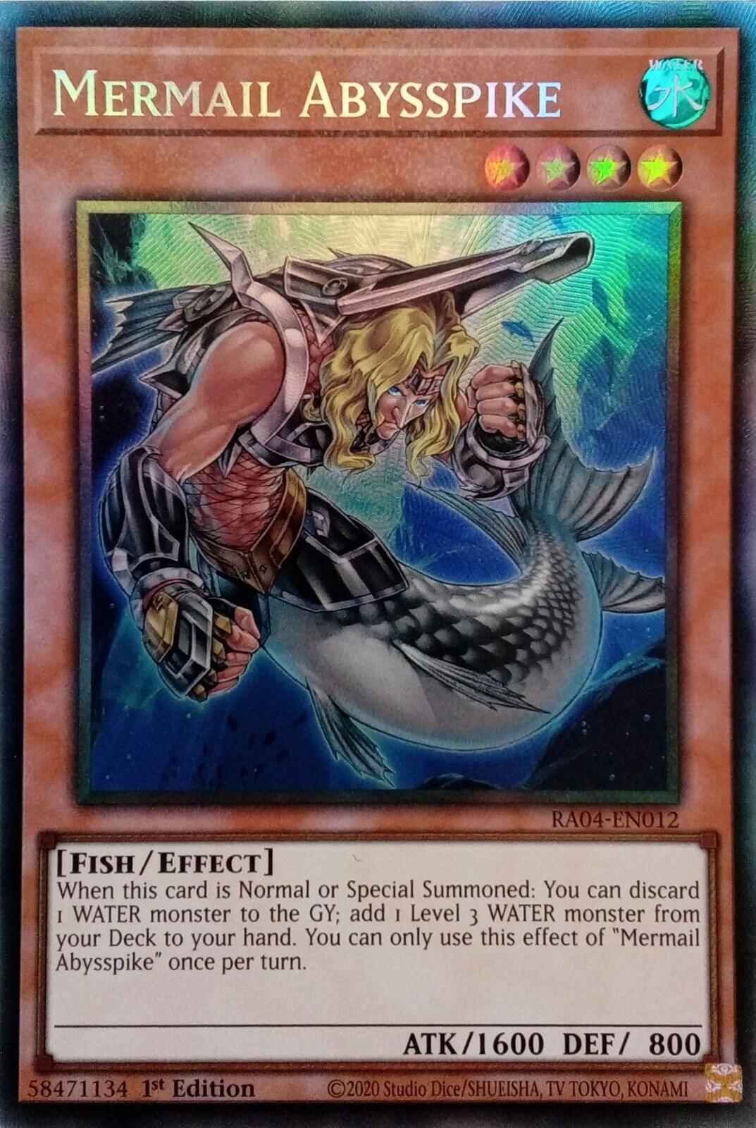 Mermail Abysspike [RA04-EN012] Prismatic Collector's Rare | Rock City Comics