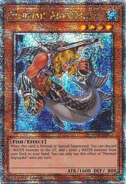 Mermail Abysspike [RA04-EN012] Quarter Century Secret Rare | Rock City Comics