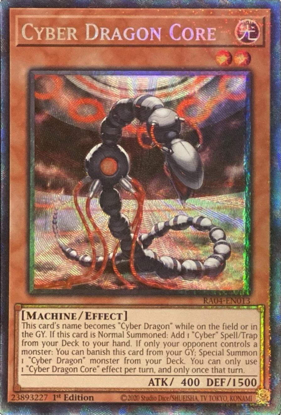 Cyber Dragon Core [RA04-EN013] Prismatic Collector's Rare | Rock City Comics