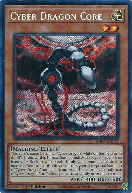 Cyber Dragon Core [RA04-EN013] Secret Rare | Rock City Comics