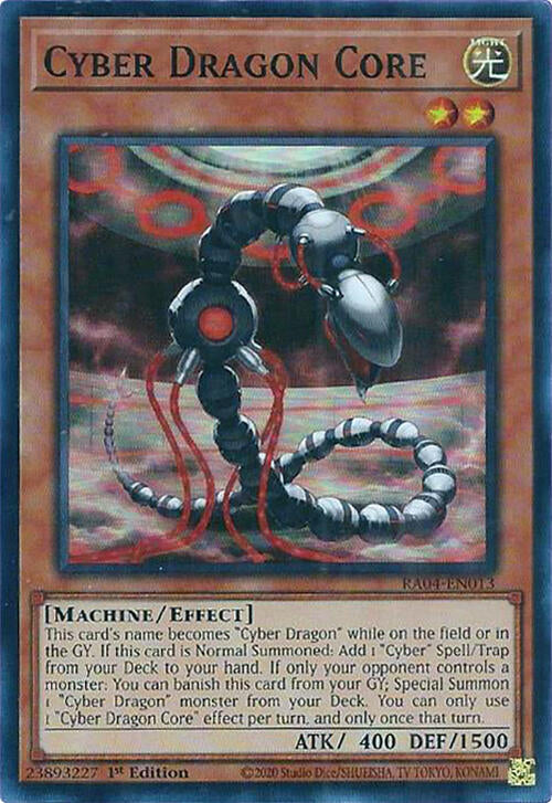 Cyber Dragon Core [RA04-EN013] Super Rare | Rock City Comics