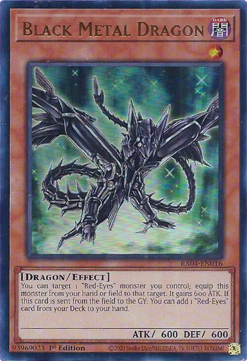 Black Metal Dragon [RA04-EN016] Ultra Rare | Rock City Comics