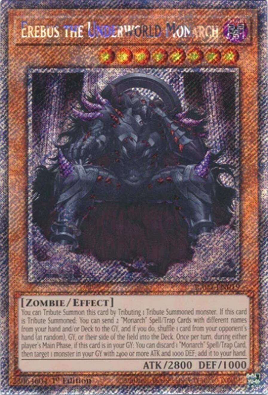 Erebus the Underworld Monarch [RA04-EN019] Platinum Secret Rare | Rock City Comics
