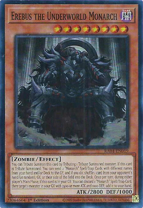 Erebus the Underworld Monarch [RA04-EN019] Super Rare | Rock City Comics