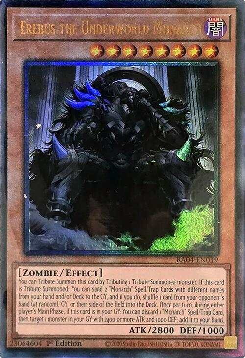 Erebus the Underworld Monarch [RA04-EN019] Prismatic Ultimate Rare | Rock City Comics
