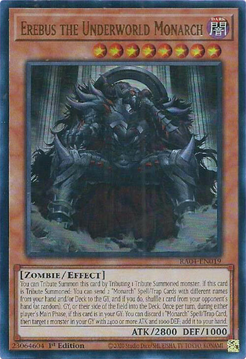Erebus the Underworld Monarch [RA04-EN019] Ultra Rare | Rock City Comics