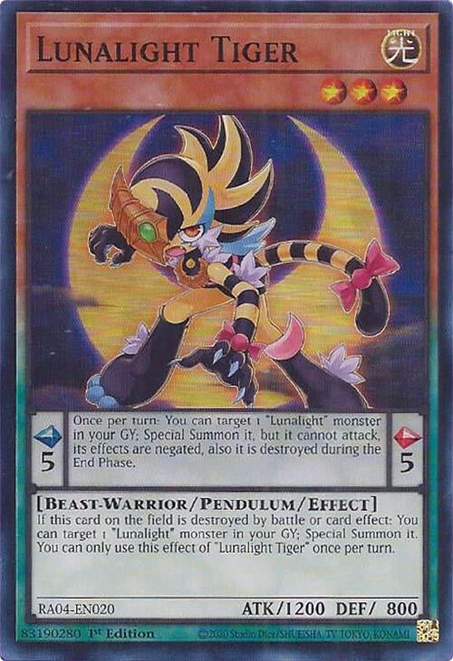 Lunalight Tiger [RA04-EN020] Super Rare | Rock City Comics