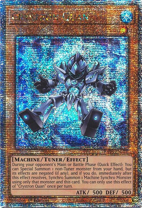 Crystron Quan [RA04-EN021] Quarter Century Secret Rare | Rock City Comics