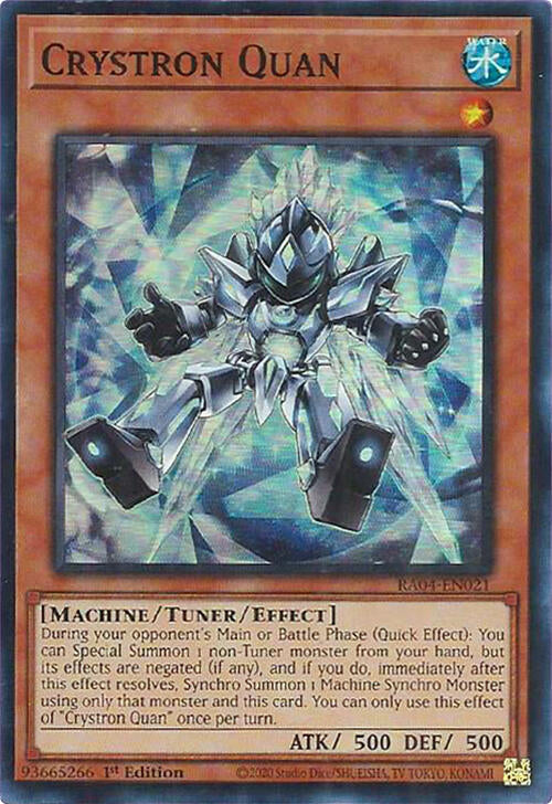 Crystron Quan [RA04-EN021] Super Rare | Rock City Comics