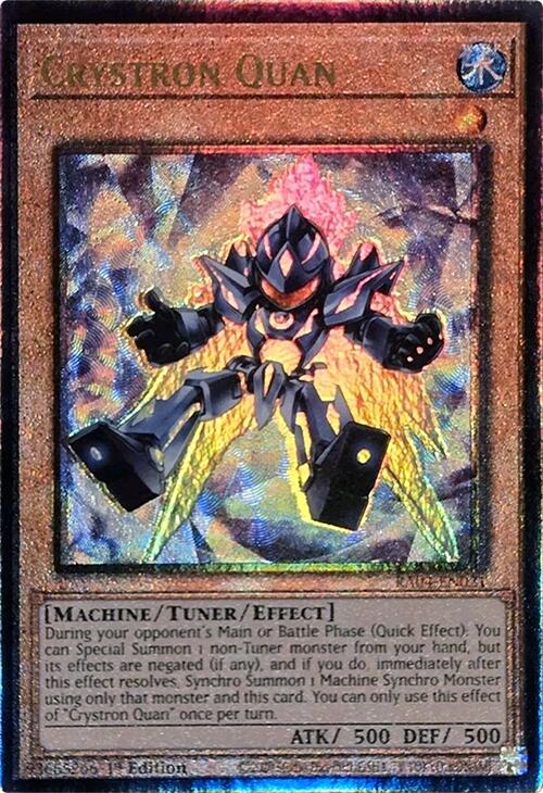 Crystron Quan [RA04-EN021] Prismatic Ultimate Rare | Rock City Comics